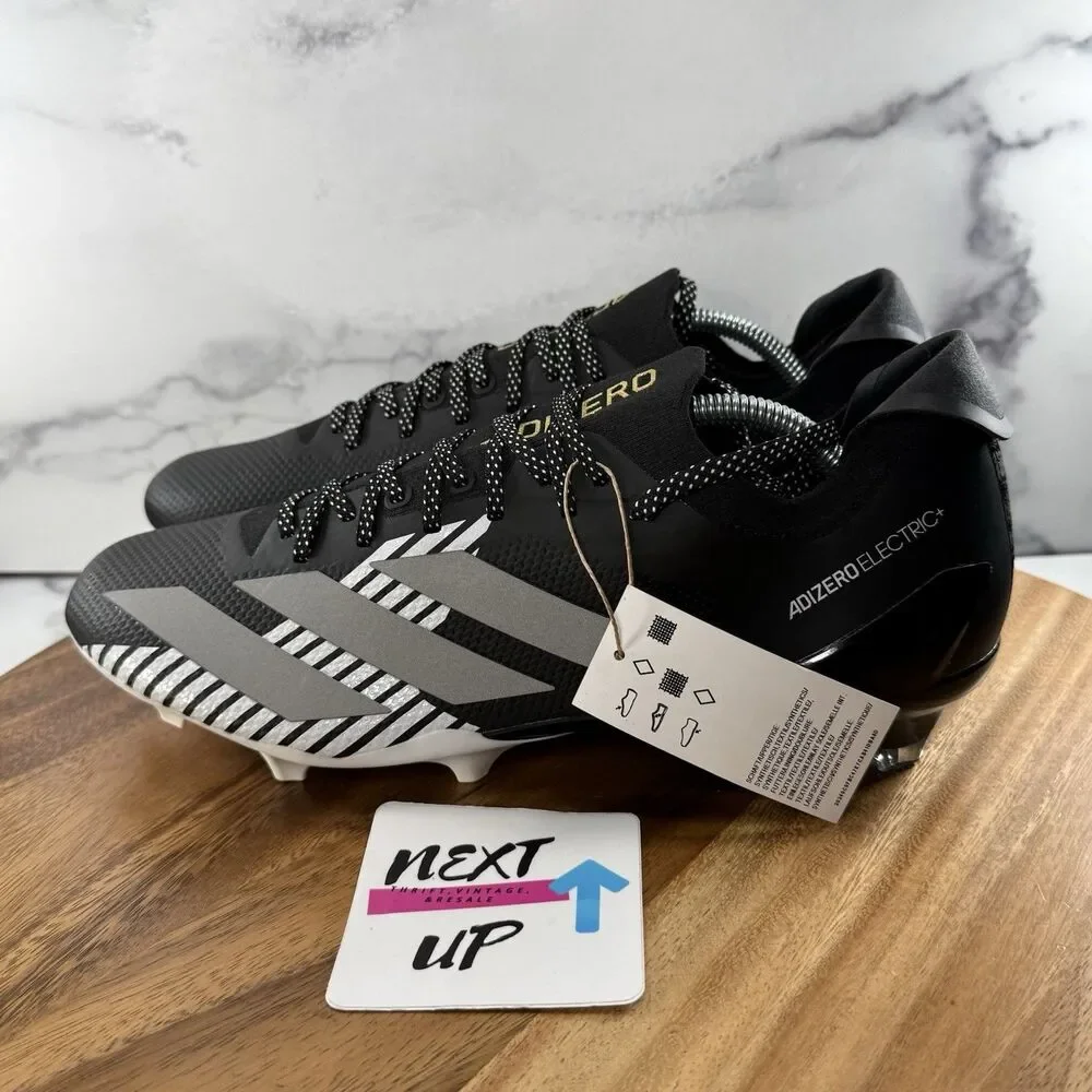 Men’s 11-Adidas Adizero Electric+ 2 Football Cleats IH5976 Core Black nby NEW